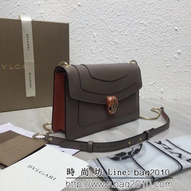 BVLGARI寶格麗 進口牛皮系列 時尚百搭 單肩斜挎包 39174 FYD1131